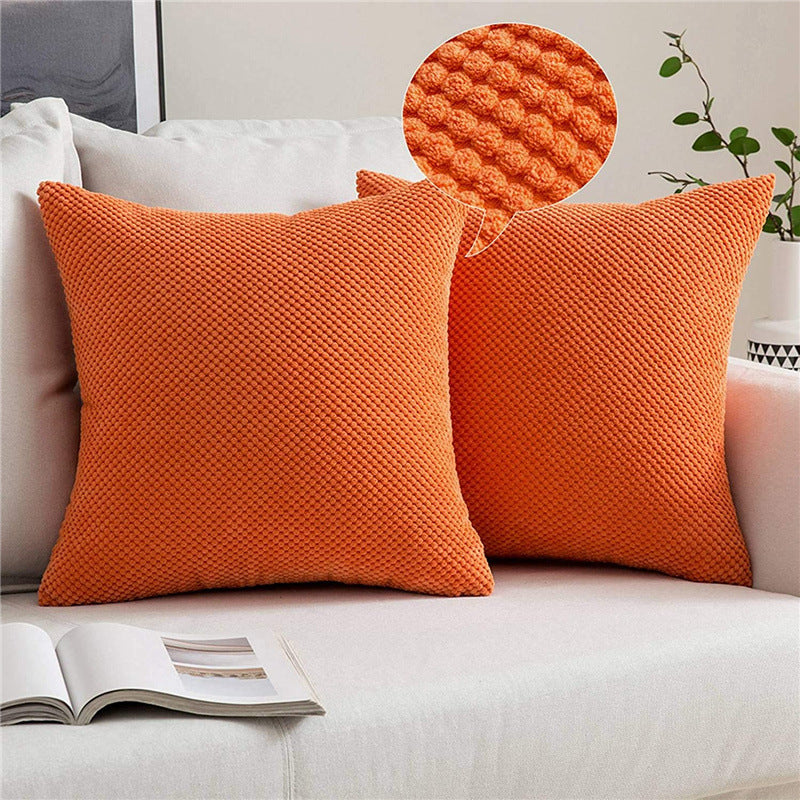Set of 2 Cross shape Solid Color Pillows (With or Without Inserts) size 18"x18"