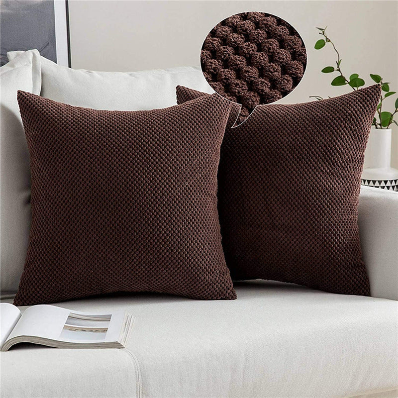 Set of 2 Cross shape Solid Color Pillows (With or Without Inserts) size 18"x18"