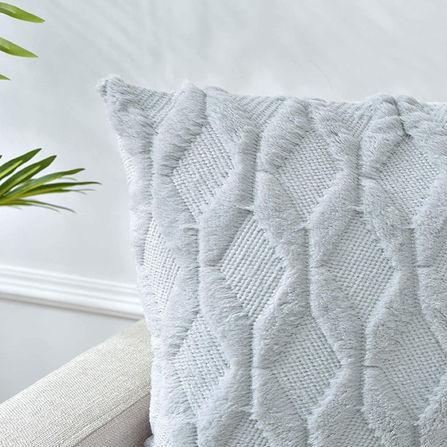 Reversible Throw Pillow Covers Wide Variety of Colors(With/Without Insert) size 18"x18