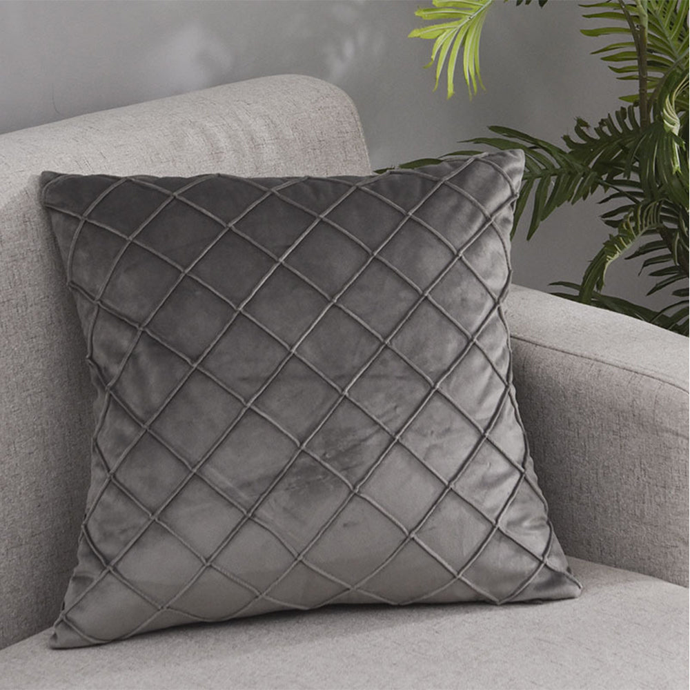 Diamond Cushion Throw Pillows (With/Without Inserts) 18x18 inches, pack of 2 throw pillows