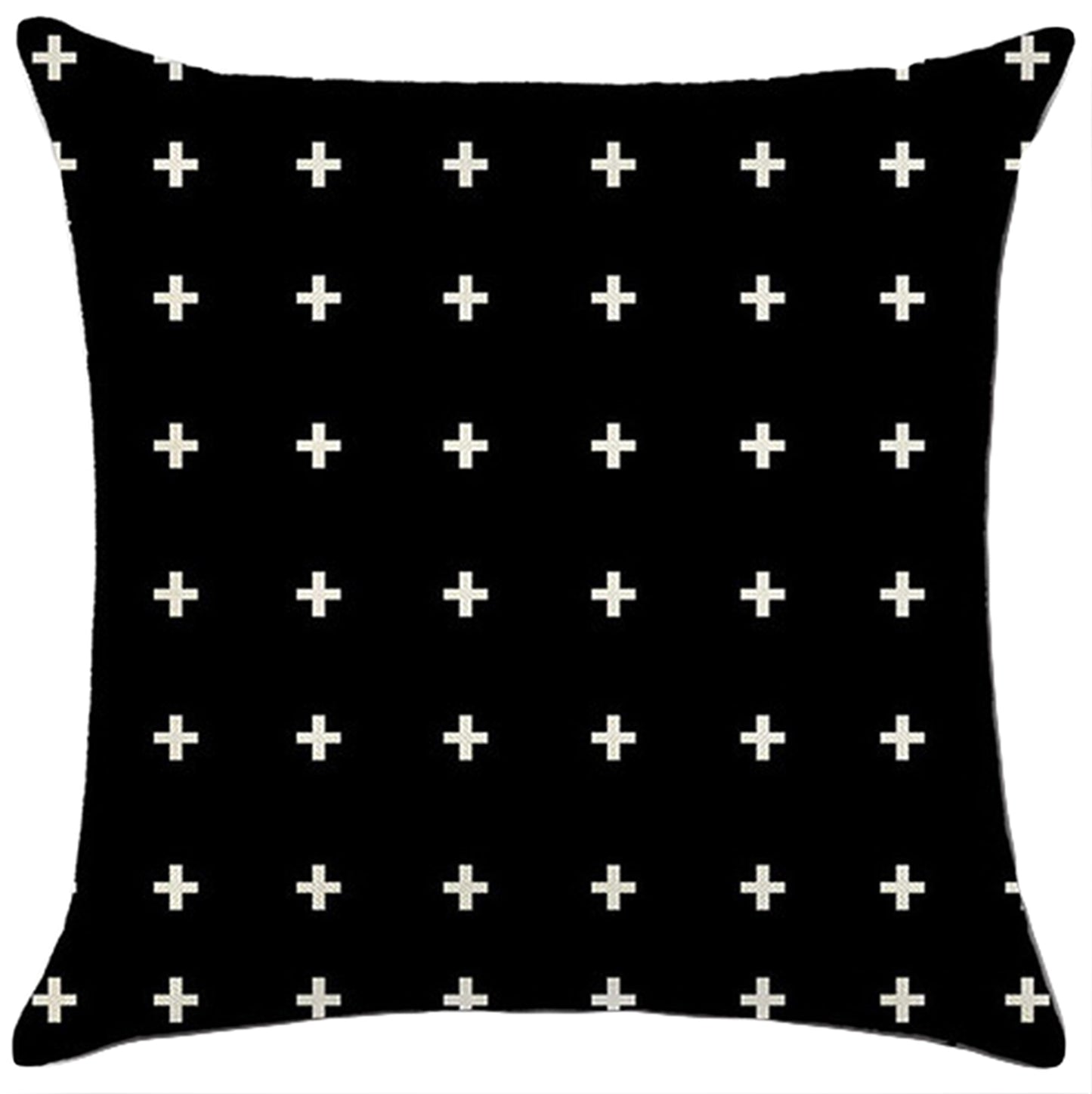Set of 2 18"x18" square throw pillow geometric images covers only or with inserts