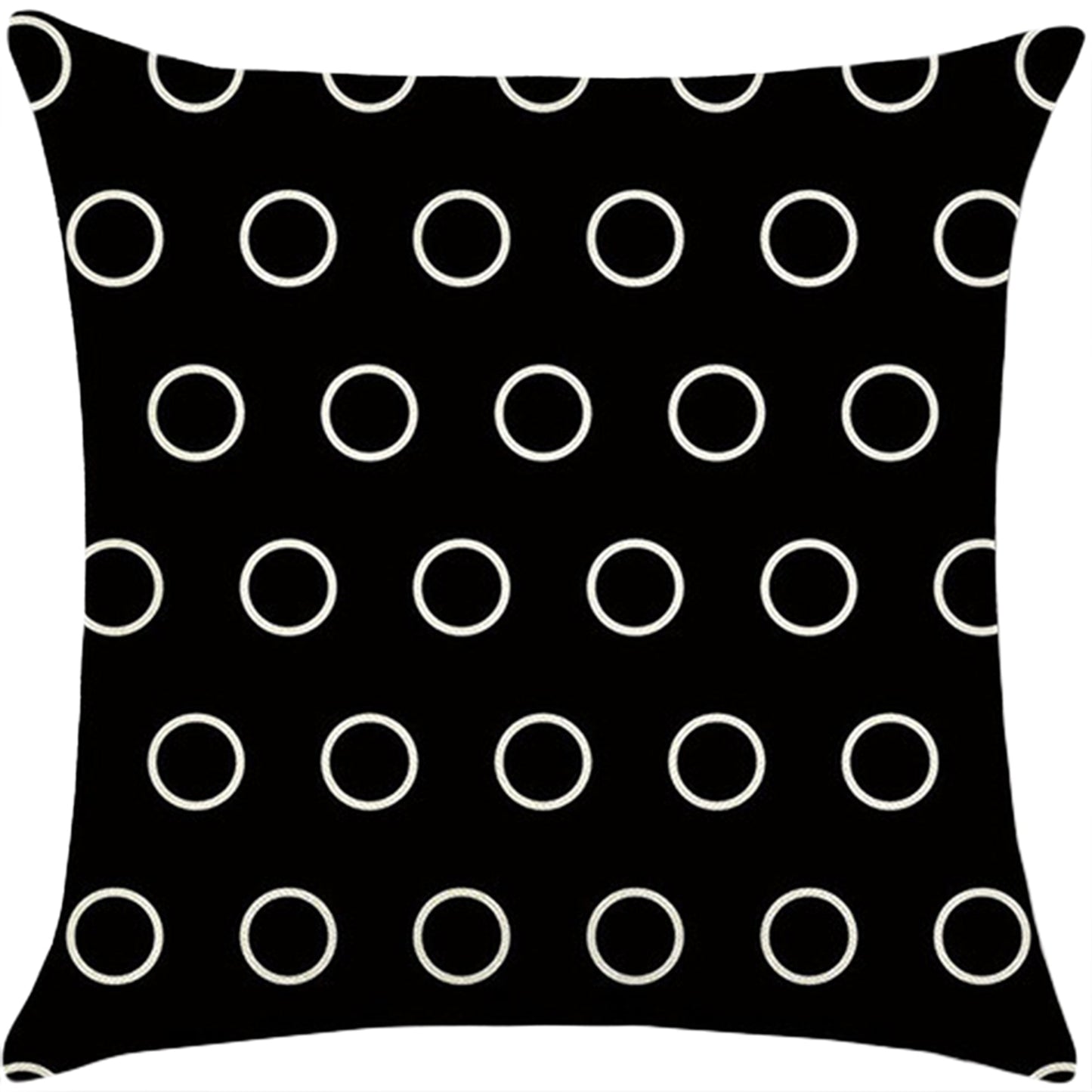 Set of 2 18"x18" square throw pillow geometric images covers only or with inserts