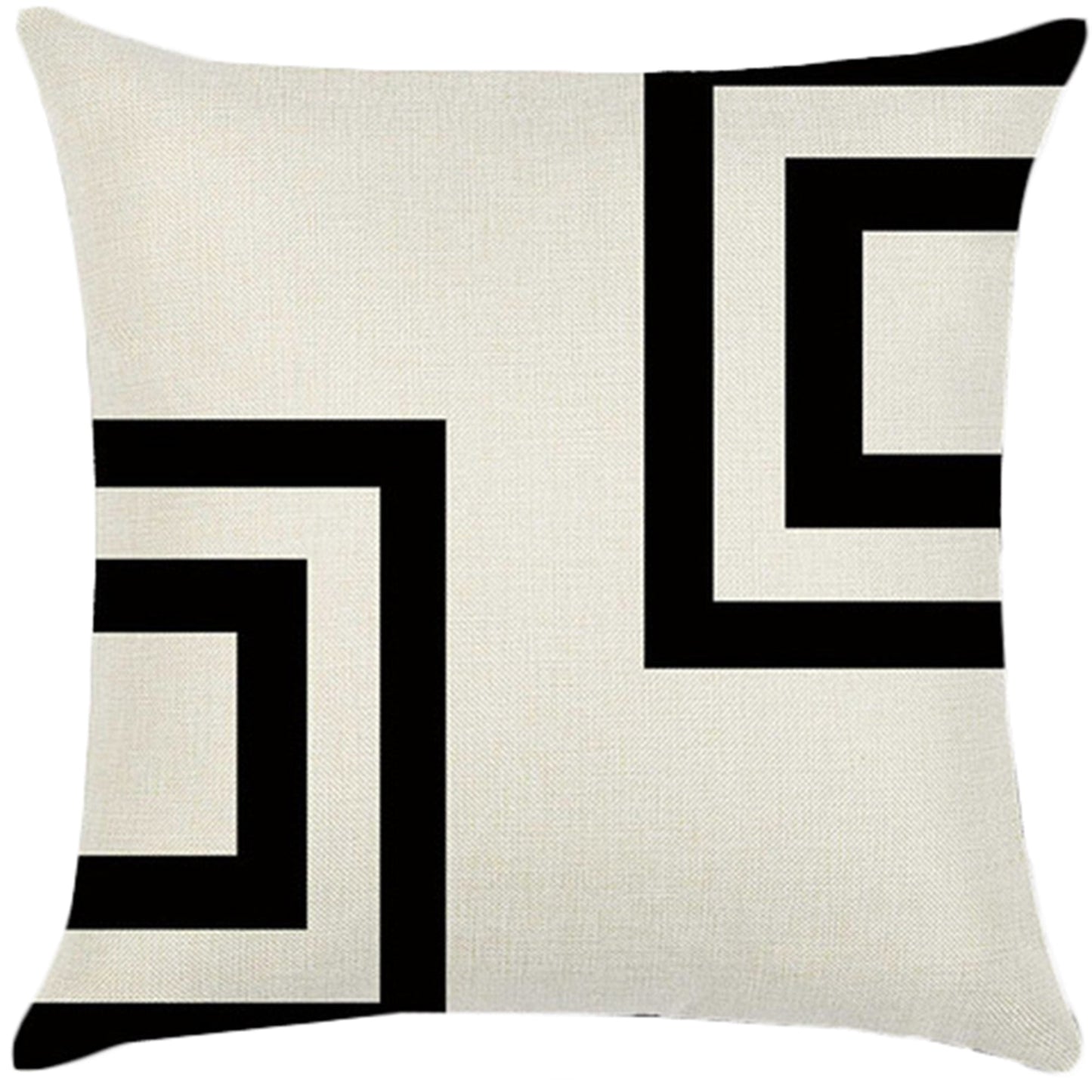 Set of 2 18"x18" square throw pillow geometric images covers only or with inserts