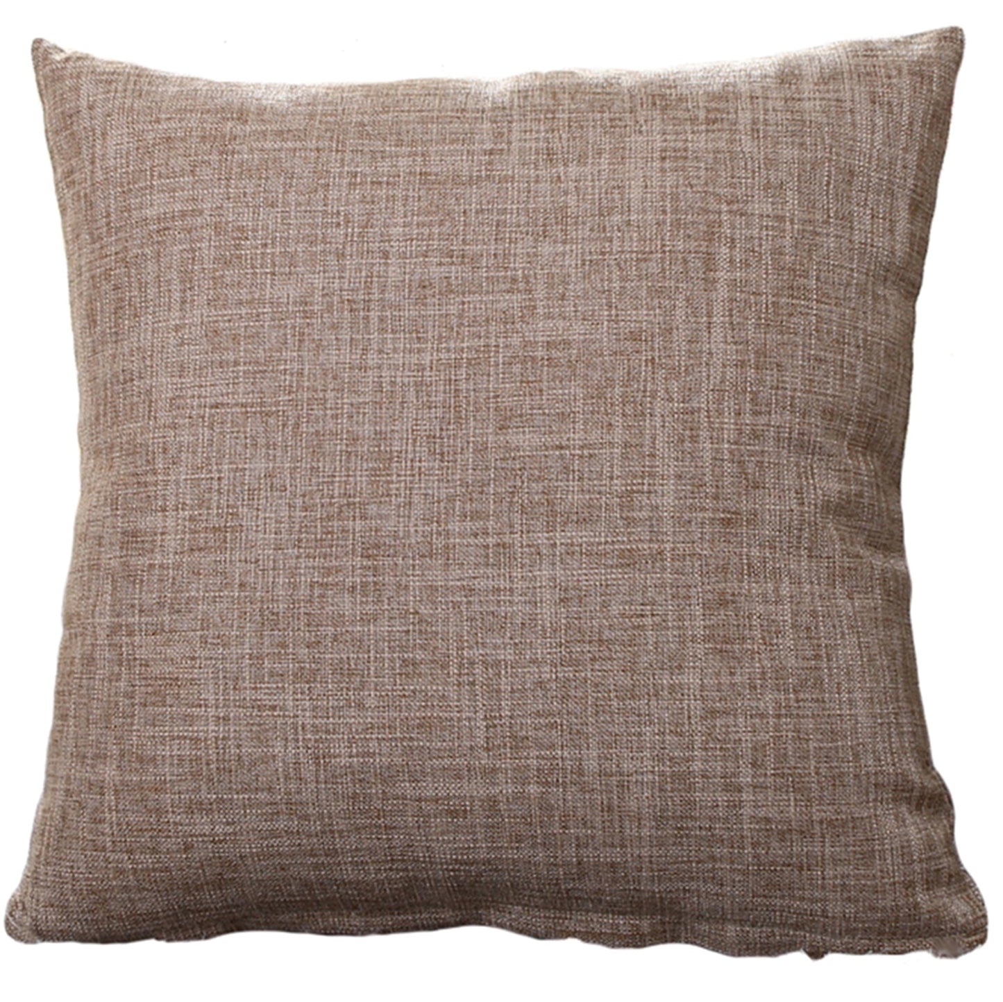 Polyester/Linen Blend Cushion Cover Pillow Case Pack of 2, 20''x20'' (With or Without Inserts)
