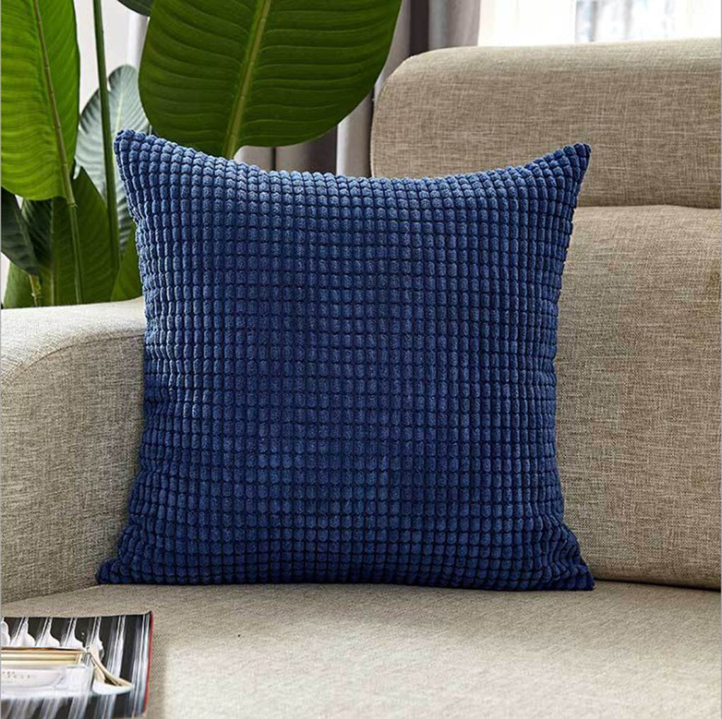 Combo Set of 3 Pillow Covers AND Inserts  3 blues in 2 sizes options