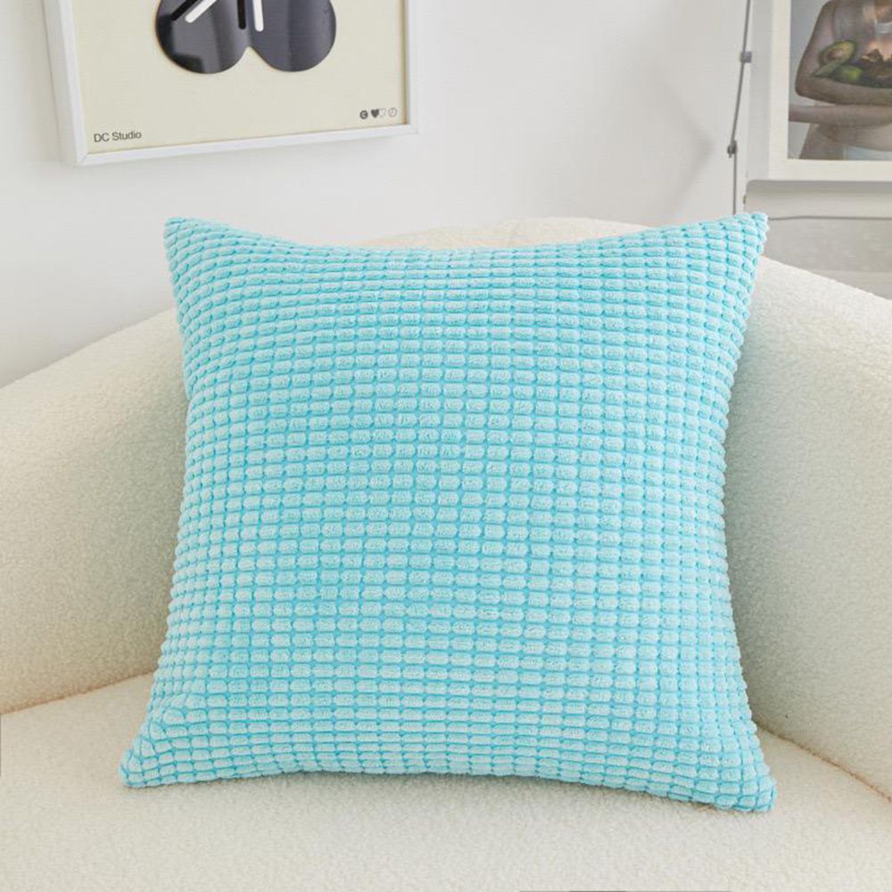 Polyester Blend soft hand feeling Throw Pillow (With insert)  size 18"x18"