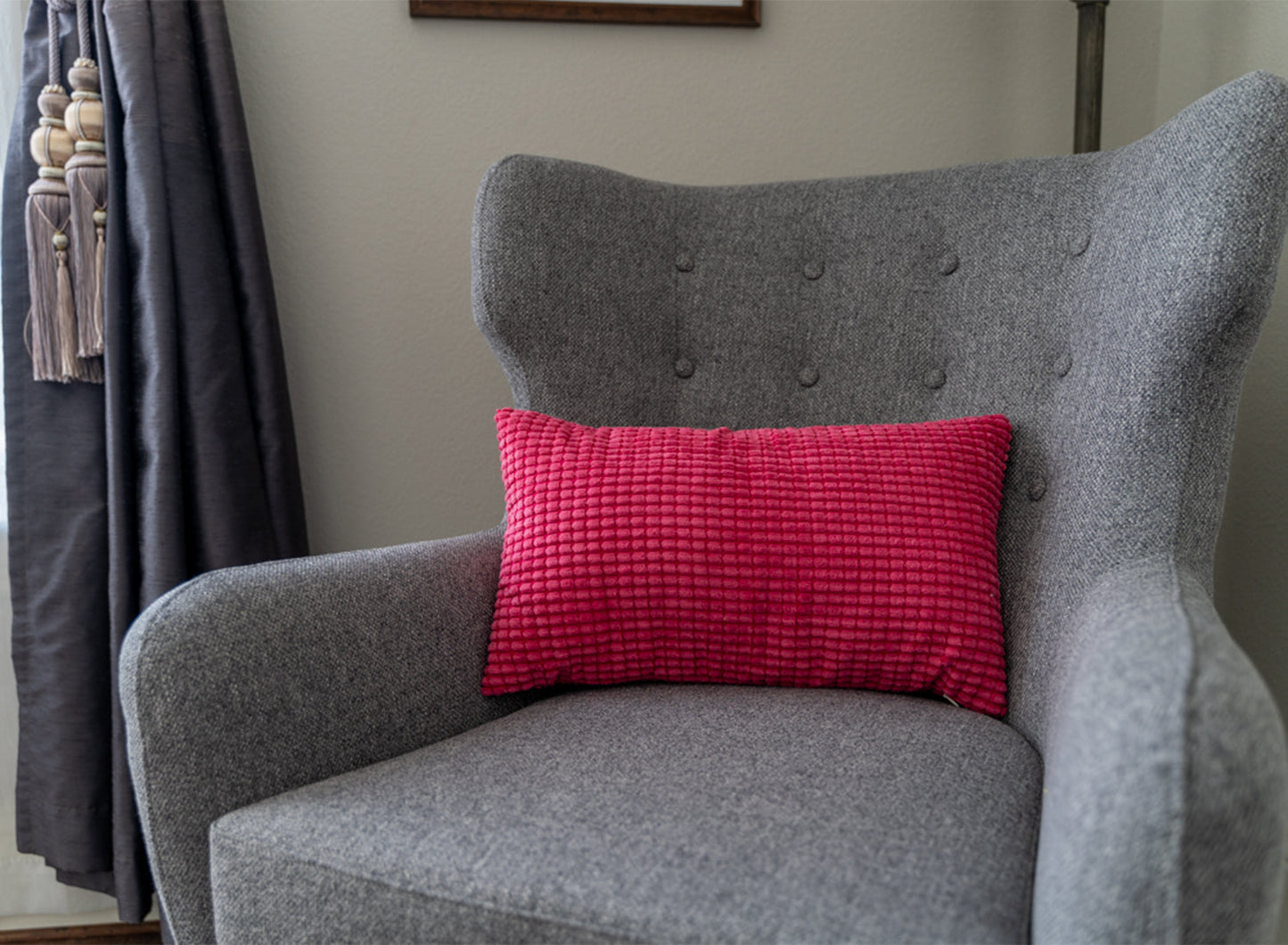 Polyester Blend soft hand feeling Throw Pillow  4 size options. A FULL throw pillow with insert