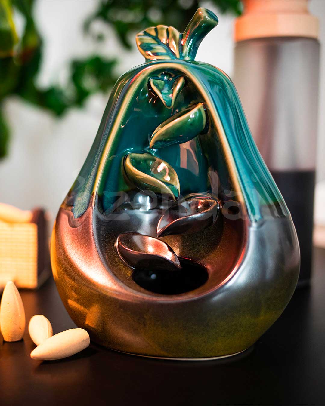 Zen Pear Backflow Incense Burner