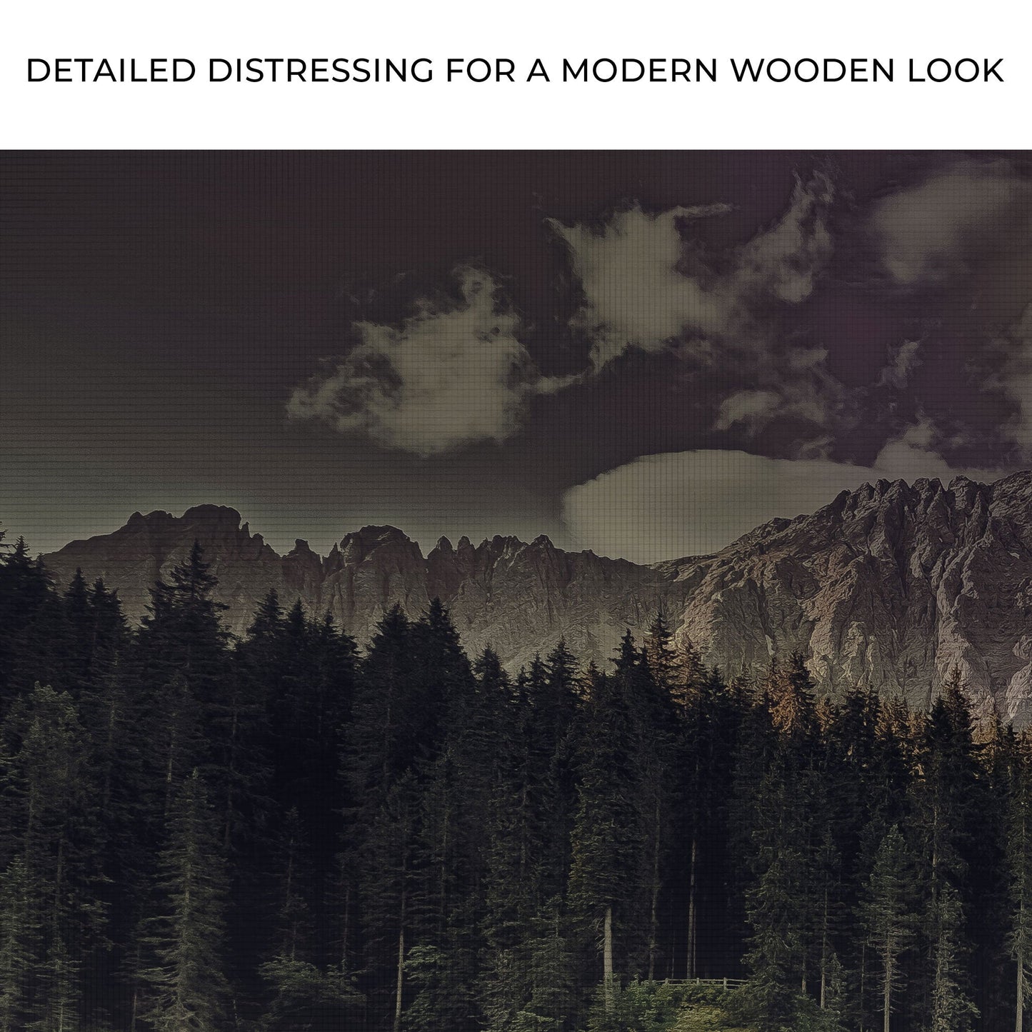 Full Moon Setting Canvas Wall Art