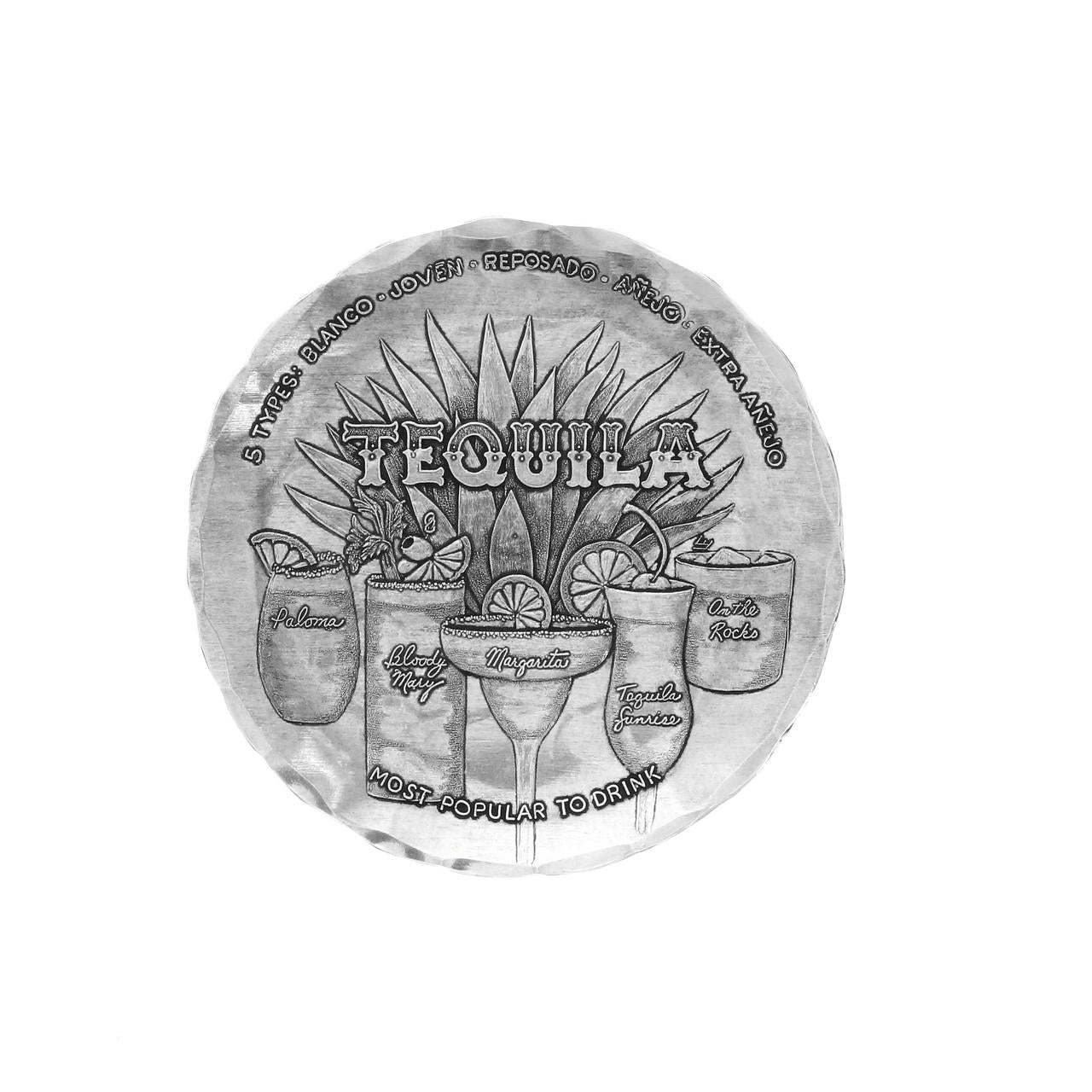 Anatomy of Tequila Coaster
