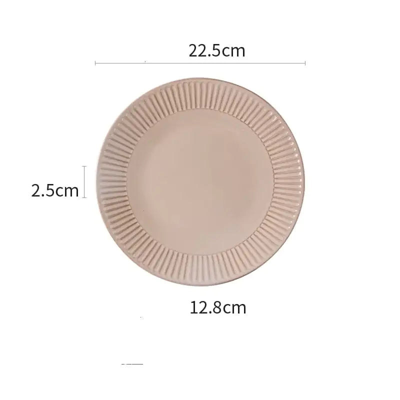 Nordic Retro Style Ceramic Tableware Set