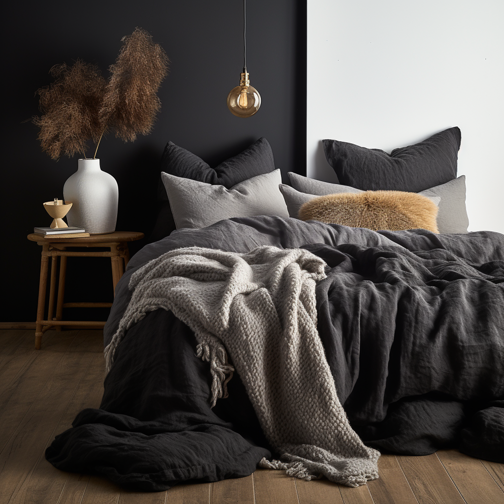 Linen Duvet Cover & Shams