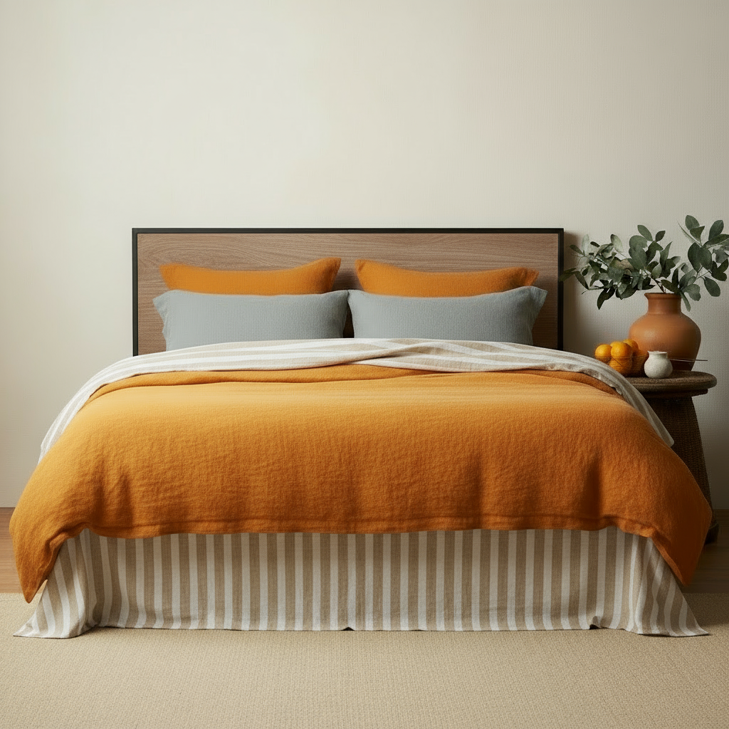 Linen Duvet Cover & Shams