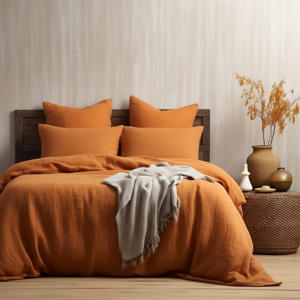 Linen Duvet Cover & Shams