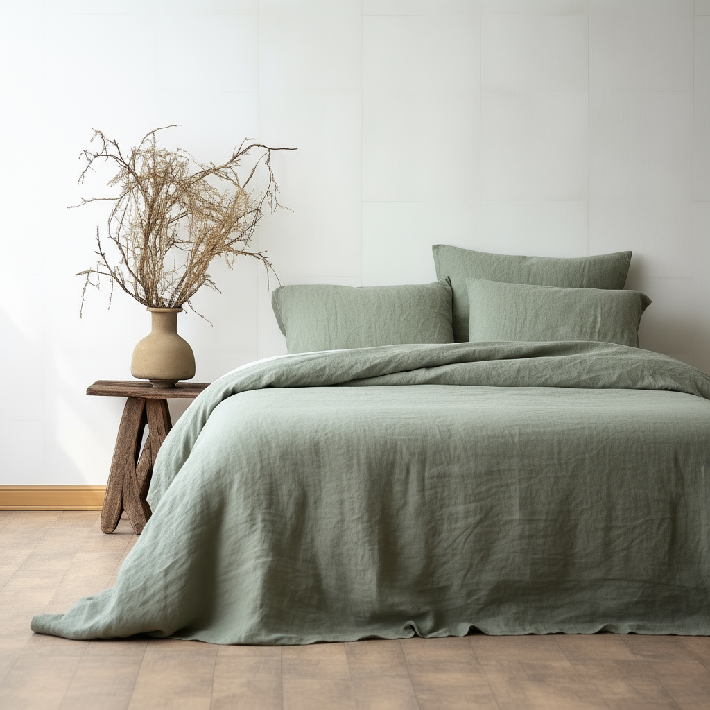 Linen Duvet Cover & Shams