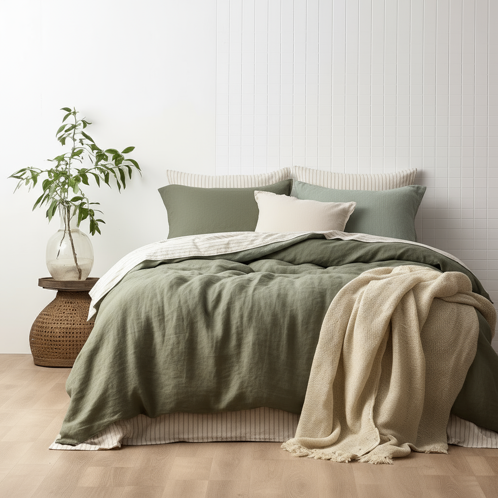 Linen Duvet Cover & Shams