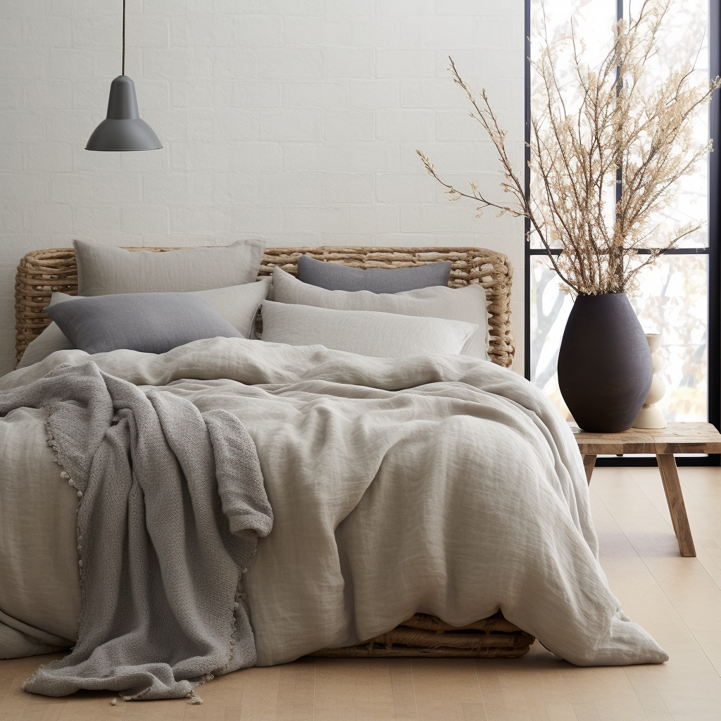 Linen Duvet Cover & Shams