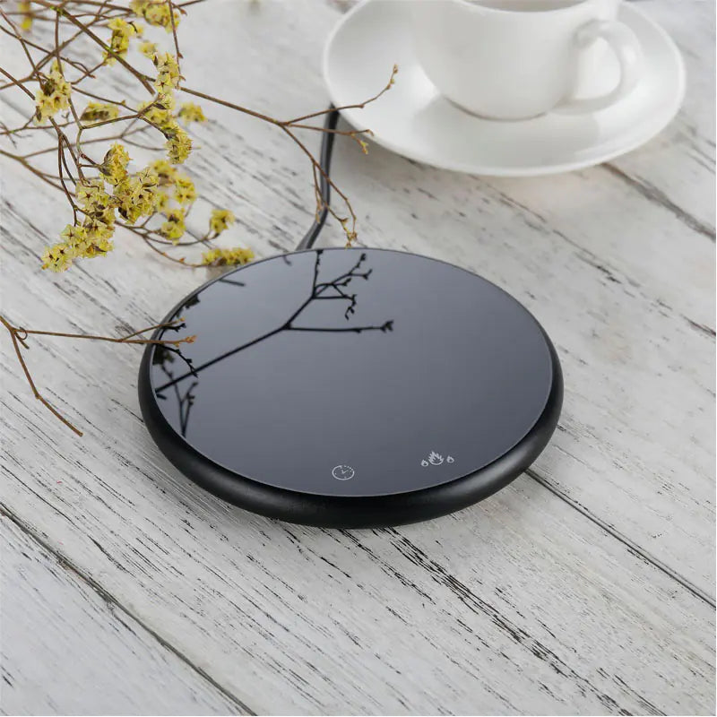 Adjustable Heated Coaster for Home Use - Retro Style