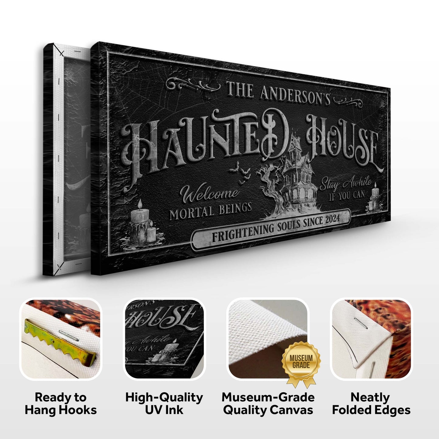 Personalized Haunted House Sign