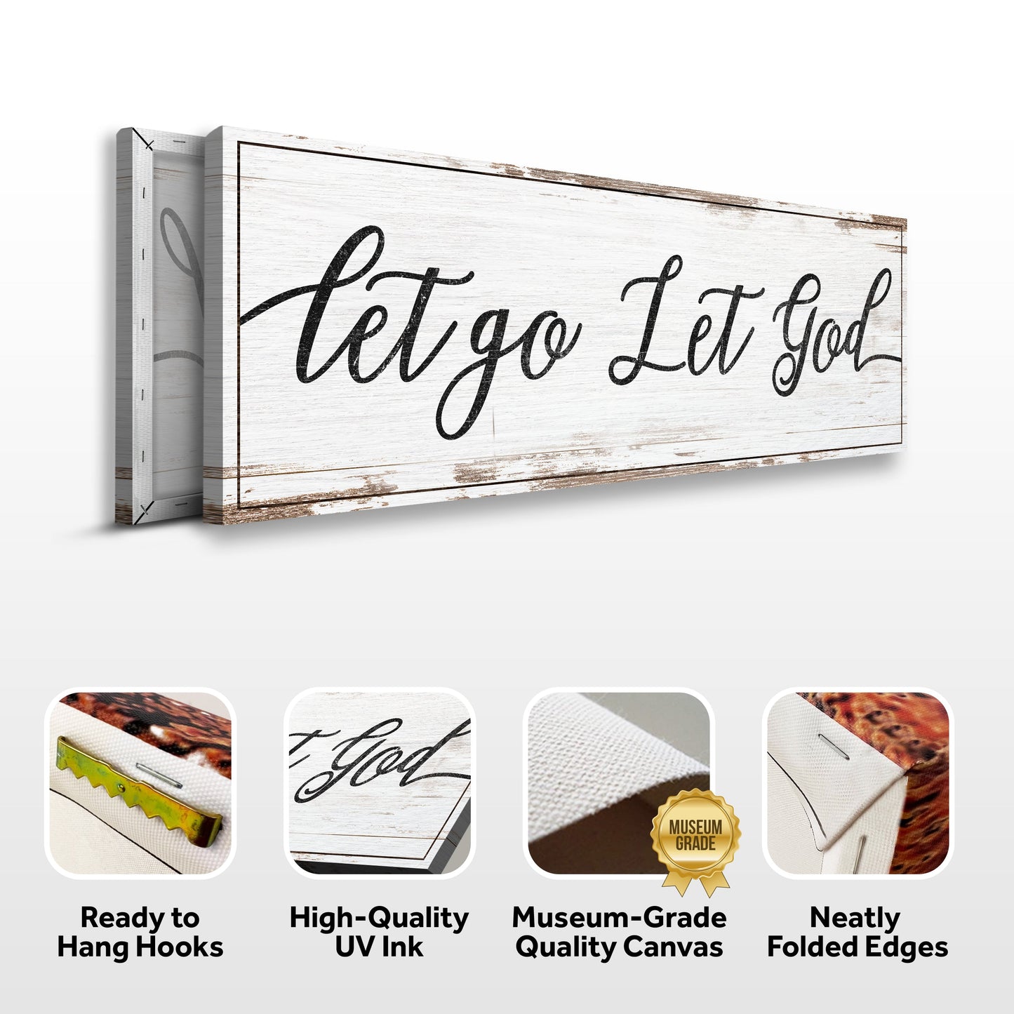 Let Go Let God Faith Sign IV