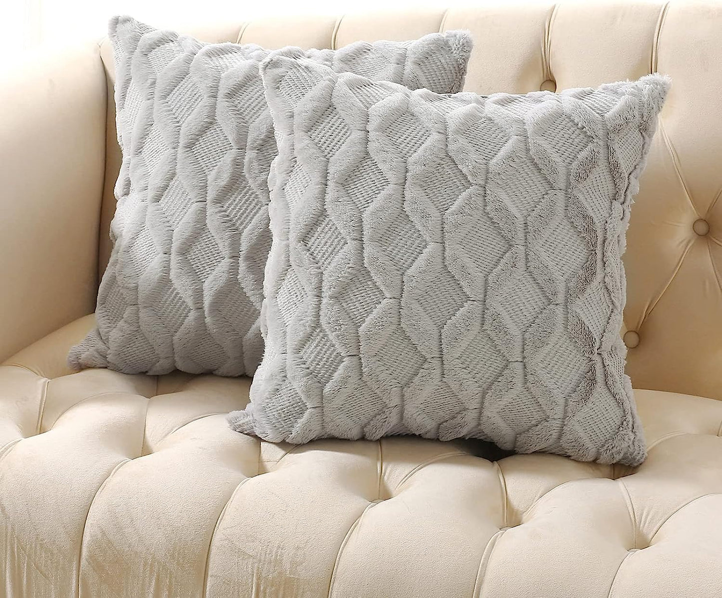 Reversible Throw Pillow Covers Wide Variety of Colors(With/Without Insert) size 18"x18