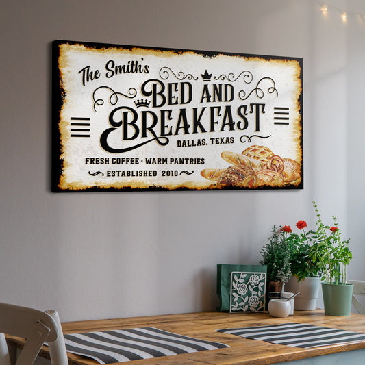 Bed and Breakfast Sign IV