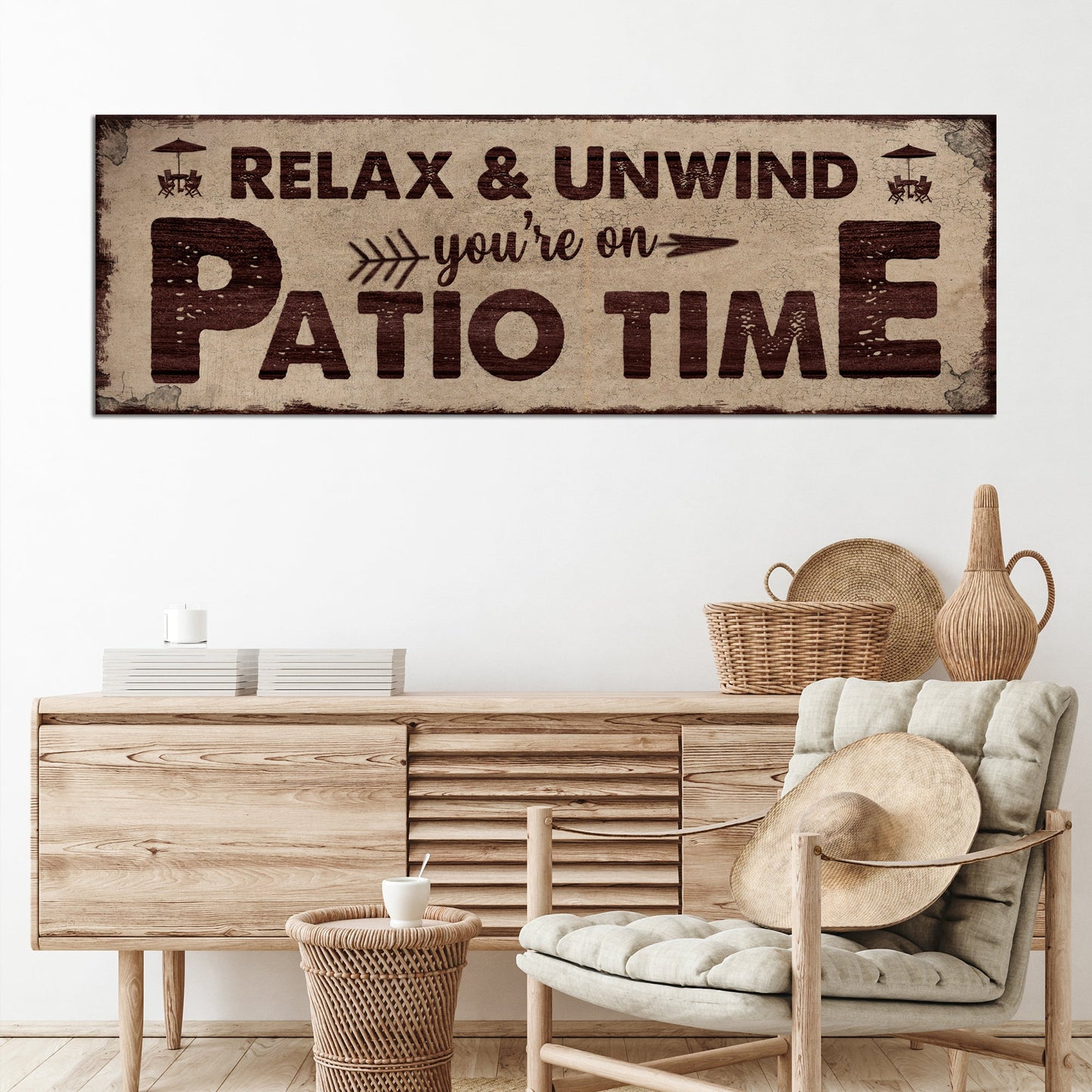 Patio Time Sign