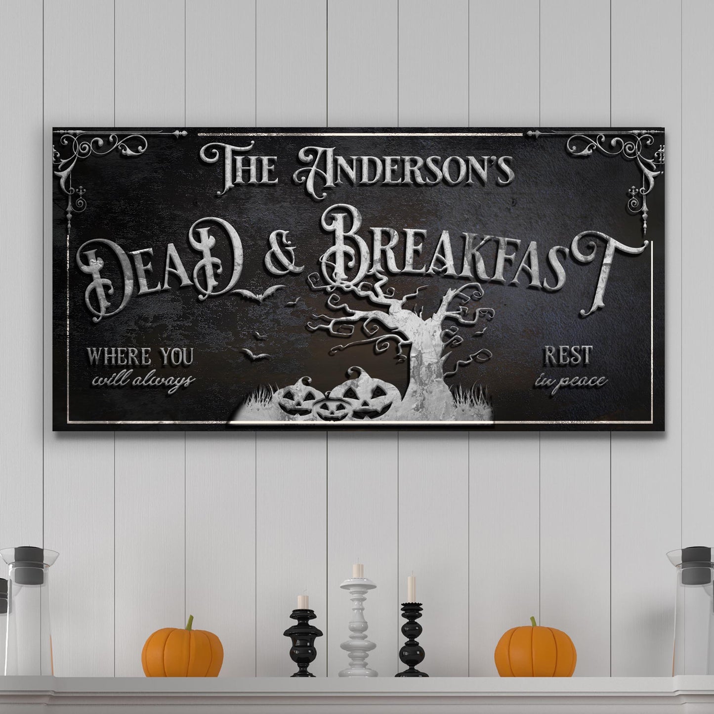 Personalized Dead & Breakfast Sign II