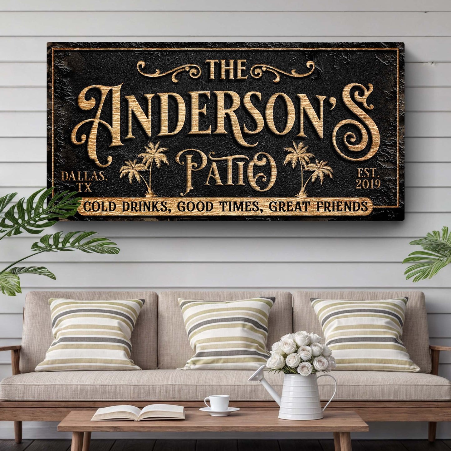 Personalized Patio Sign