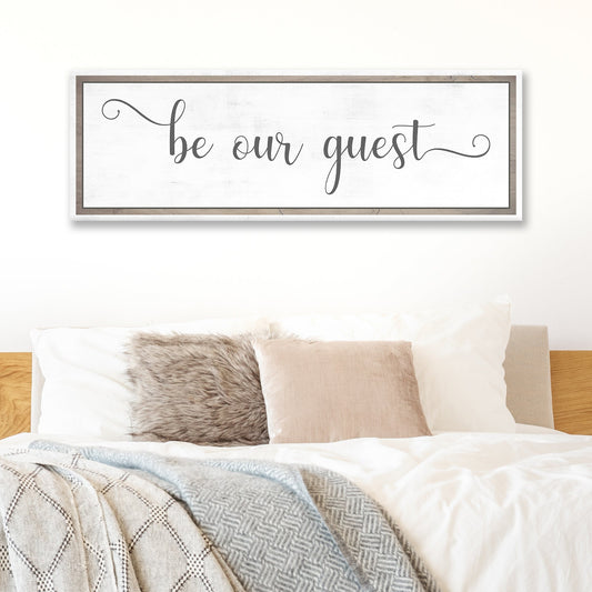 Be Our Guest Sign
