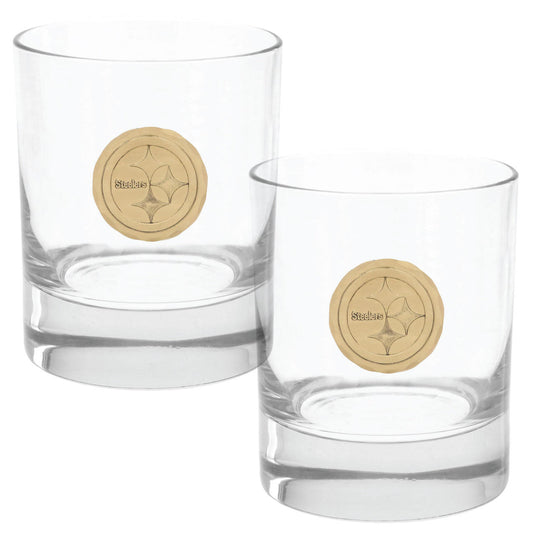 Pittsburgh Steelers 2-Piece Rocks Set (Bronze)