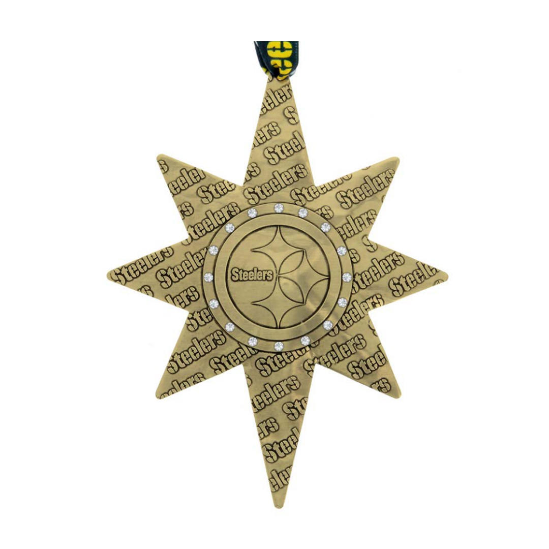 Pittsburgh Steelers Solstice Star Collector's Ornament (Bronze)