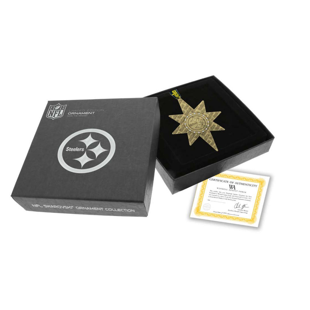 Pittsburgh Steelers Solstice Star Collector's Ornament (Bronze)