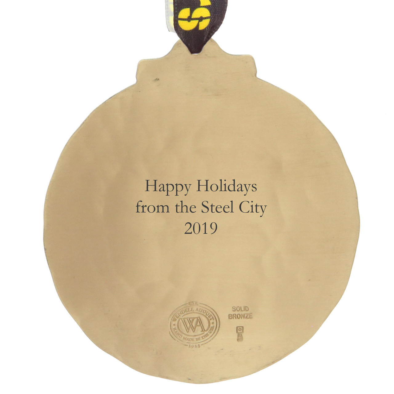 Pittsburgh Steelers Classic Round Ornament (Bronze)
