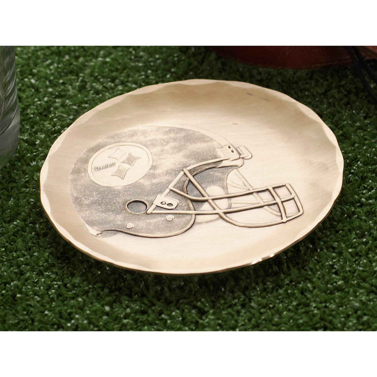 Pittsburgh Steelers Helmet Coaster (Bronze)