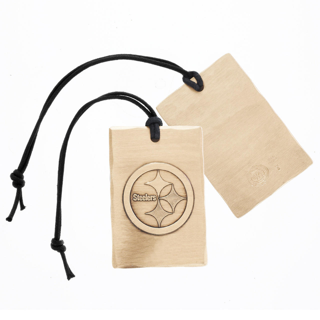 Pittsburgh Steelers Logo Bag Tag (Bronze)