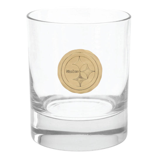 Pittsburgh Steelers Rock Glass (Bronze)