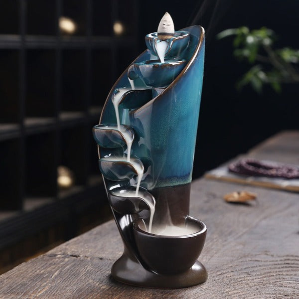 SpaceKeeper Waterfall Backflow Incense Burner