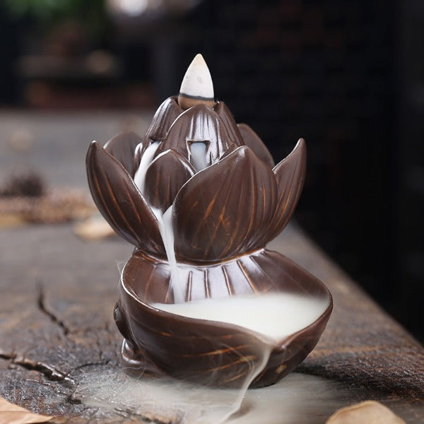 Lotus Flower Backflow Incense Burner