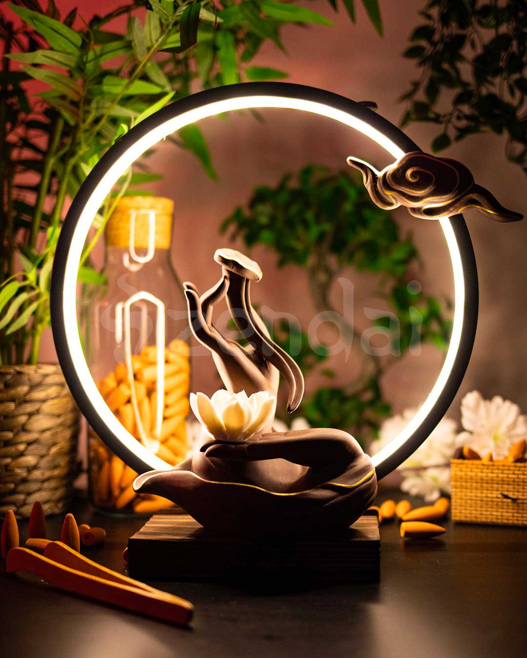 Mystic Hands XL - Backflow Incense Burner