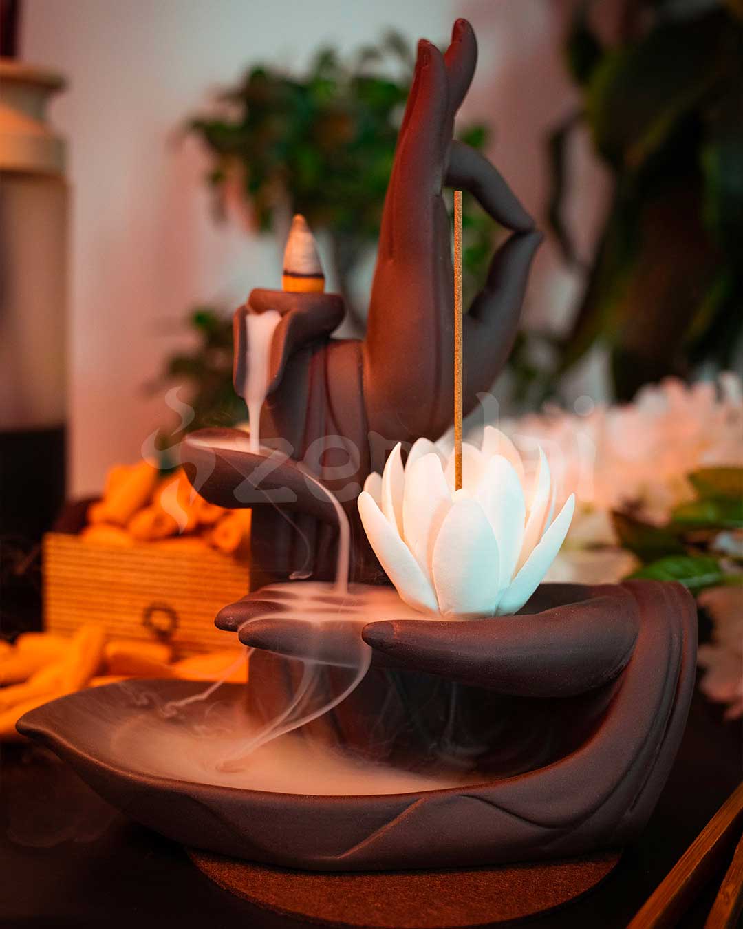 Zen Hands - Backflow Incense Burner